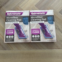 Rejuvenate Microfiber Cleaning Pads Click n Clean Mop Compatible (Lot Of 2)