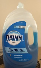 DAWN Ultra Dishwashing Liquid In 75 FL OZ Bottle Original OLD Scent 2016 Used