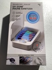 Sharper Image – UV-Zone Phone Sanitizer & Charger germ bacteria ￼ Disinfect zan