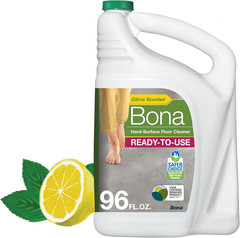 Bona Multi-Surface Floor Cleaner Refill, Lemon Mint, 96 Fl Oz