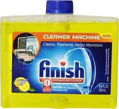 Finish Dishwasher Machine Cleaner, 8.45 fl oz Bottle Pack of 4