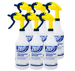 Zep Professional Spray Bottles 32oz (6-Pack) Heavy Duty Adjustable Nozzle NEW