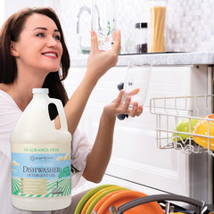 Botanicals Plant-Based Dishwasher Detergent Gel, 100% Vegan & Cruelty-Free, Frag