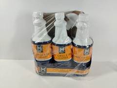 Member’s Mark Commercial Oven Grill and Fryer Surface Cleaner, 32oz – 3 Pack