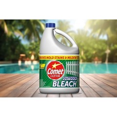 Outdoor Cleaning Bleach Concentrated Formula Mold Mildew Vertical Surfaces 121oz