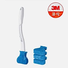 3M Scotch Brite Clean Stick 1 Handle 4 Refill Disposable Toilet Cleaner + Track