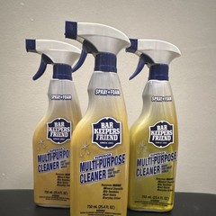 Bar Keepers Friend Spray+Foam Multi-Purpose Cleaner, 25.4 fl oz, 3 Pack