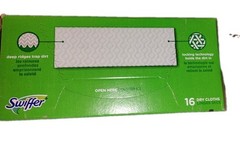 Swiffer Disposable Dry Sweeping Cloths – Refills, 16 Ct. 31821 Unscented Trap +