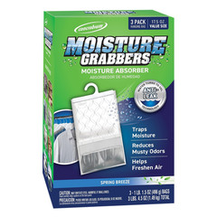 Moisture Grabbers, 3-Pack 17.5 Oz Bags (Spring Breeze) — Powerful Moisture Absor