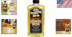 Multi-Purpose 16oz Lemon Oil Furniture Cleaner – Easy Application & Brilliance