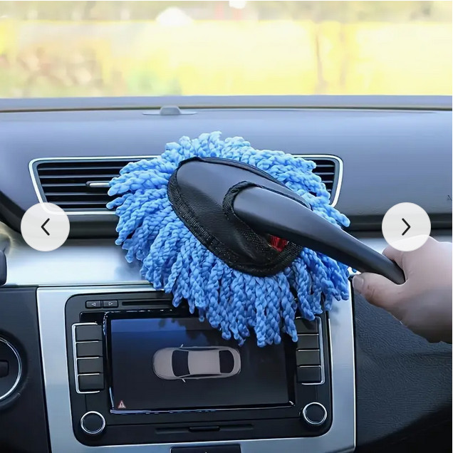 Easy-Clean Mini Duster Brush for Car & Home Interiors Soft, for Dash, Vents