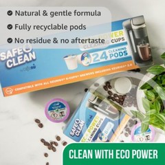 Keurig Cleaning Pods 2.4Oz Non Toxic Cleaner For 1.0 & 2.0 Machines
