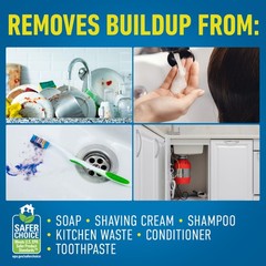 CLR Clear Pipes & Drains Clog Remover and Cleaner, For Shower, Sink, Toilet,…