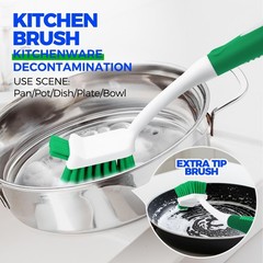 Cleaning Brush Set for Household Use, Scrub Brush, Kitchen Brush, Tile Lines …