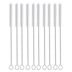 Long Straw Brush Cleaner (10 Pack), Flexible Nylon Tube Cleaning Brushes with…