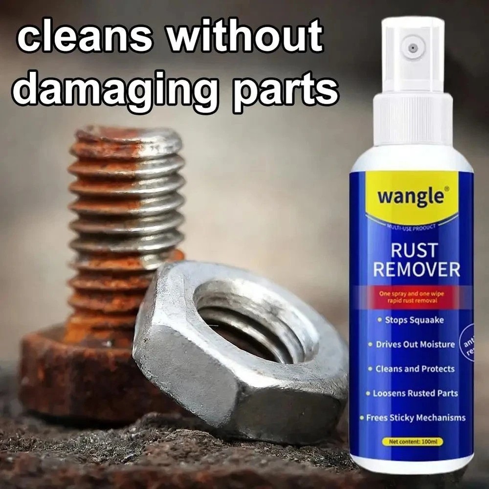 Multifunctional Metal Rust Remover,Rust Removal Spray,Anti-Rust Lubricant Spray
