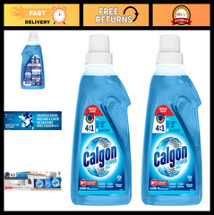 3-in-1 Washing Machine Water Softener Gel – 1.5L (2 x 750ml) for Cleaner Laundry