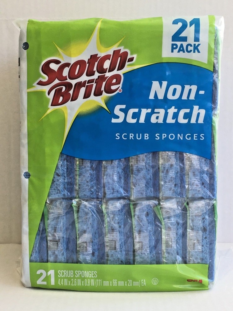 Scotch-Brite Non-Scratch Scrub Sponges 21 Pack