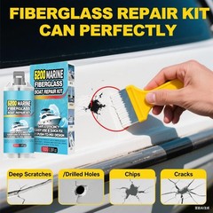 5200 Marine Fiberglass Repair Kit, Marine Gel Coating Repair Kit, Epoxy Resin…
