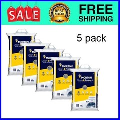 (5 pack) Morton® Clean and Protect Water Softener Salt Pellets, 40 lb Bag