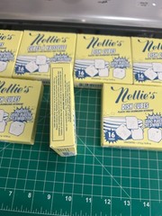 112-COUNT 7-pack lot NELLIE’S DISHWASHER CUBES PODS ECO FRIENDLY PLASTIC FREE