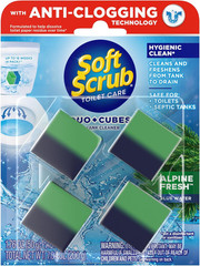 In-Tank Toilet Cleaner Duo-Cubes, Alpine Fresh, 4Count