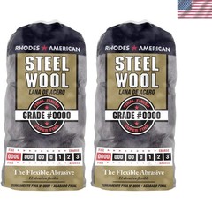 Homax Super Fine Steel Wool #0000 – 24 Pads Total for Polishing & Refinishing