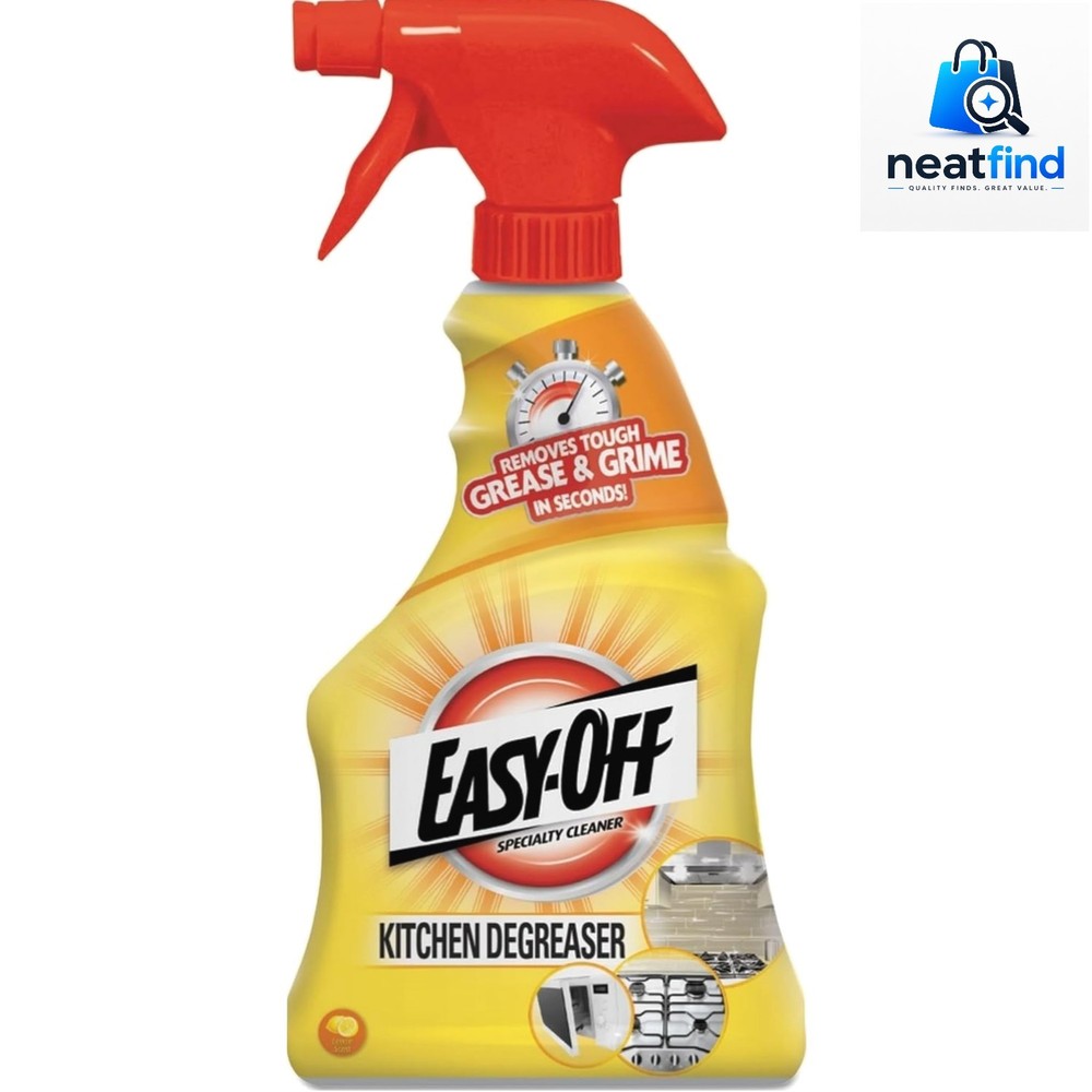 Chlorine-Free 16 Fl Oz Lemon Kitchen Degreaser – Low Odor, High Performance