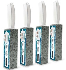 4 Pack Pumice Stone for Bathroom Household Toilet Bowl Cleaning with Handle