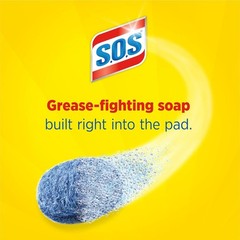 Steel Wool Soap Pads, Lemon Fresh, 10 Count