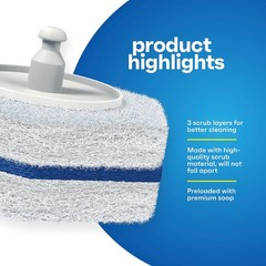 Disposable Prefilled Toilet Cleaning Scrubbers (30 Count)