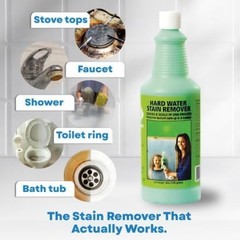 All-Purpose Biodegradable Hard Water Stain Remover – 20.3 oz – Safe & Effective