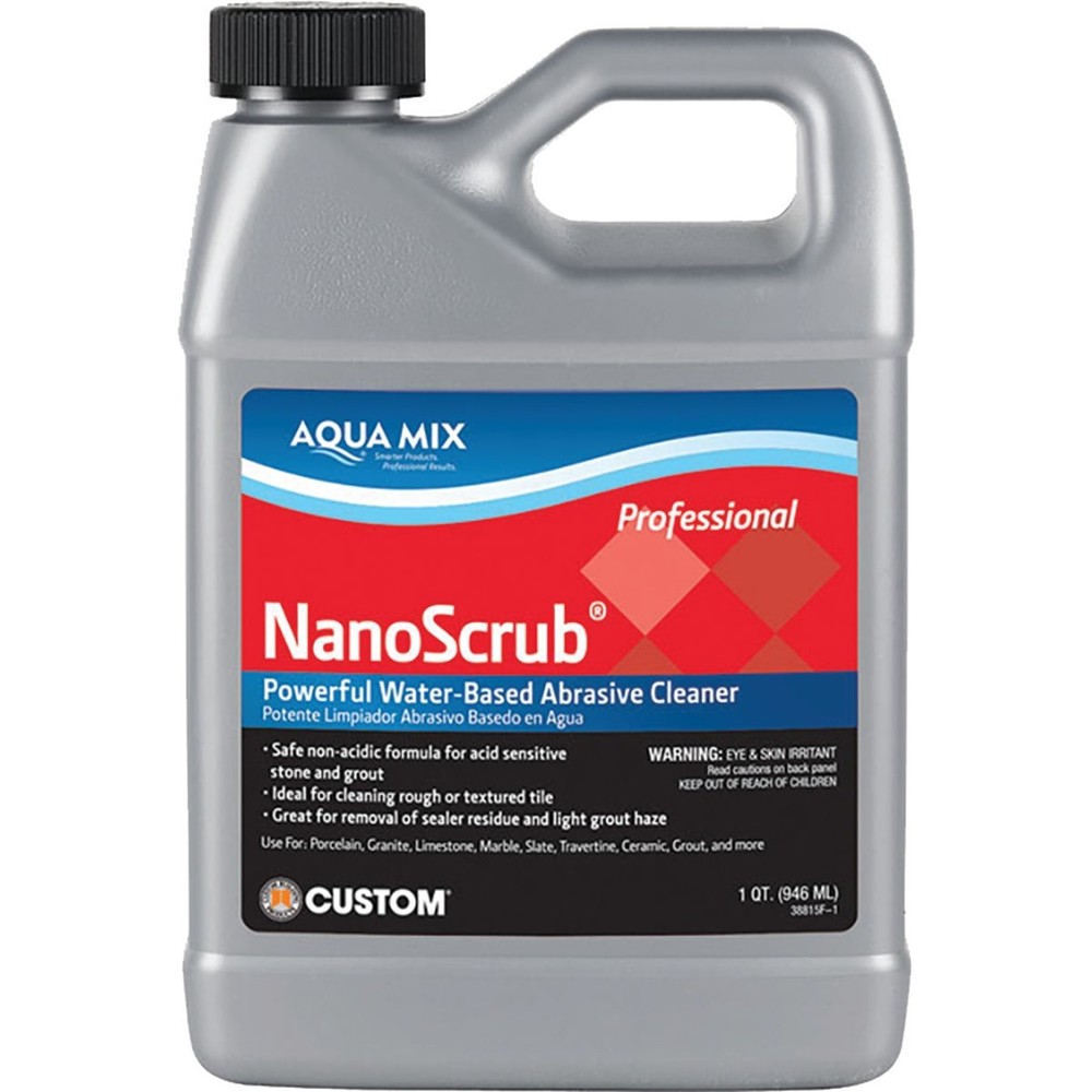 NanoScrub 1 Qt. Stone, Tile, & Grout Cleaner 100978-4 Aqua Mix 100978-4