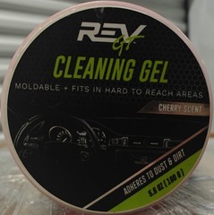 RevGt Cleaning Gel 5,6 Oz Cherry Scent Moldable+Fits In Hard To Rich Areas