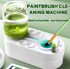 1pc Automatic Paintbrush Cleaning Machine Artist Wash System Tool – NEW
