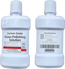 6.6 fl oz (200 ml) Cerium Oxide Glass Polishing Liquid – Deep Cleaning Glass