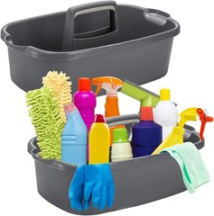 Ergonomic 12.6L Cleaning Bucket Set – Stylish Plastic Caddy for Home or Garden