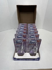 12 Lysol Hygienic Lavender Field Scent Automatic Toilet Cleaner Purple Clip On