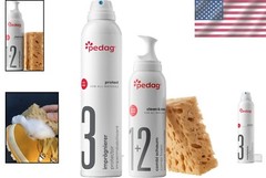 Unisex Leather/Suede Care Kit – Foam Cleaner and Waterproofing Spray, 3 Count
