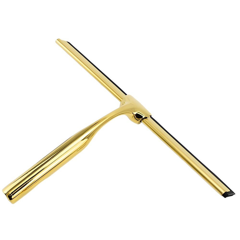Squeegee for Shower Glass Door, All-Purpose Stainless Steel Squeegee with Adh…