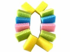 12 Pieces Shining Multi-Use Cleaning Sponge Kitchen 4.5″x 2.5″ Wholesale