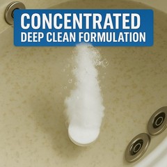 12 Jetted Tub Cleaning Tablets – Septic Safe, Jet Scale Remover for Whirlpool &