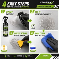 Adhesive Remover Spray for Cars–Paint Safe Formula Removes Glue,Stickers, Labels