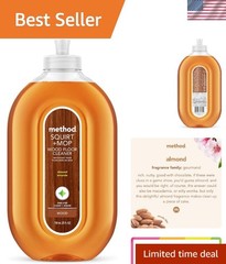Effortless Almond Scent Hardwood Floor Cleaner, 25 Fl Oz – Biodegradable & Safe