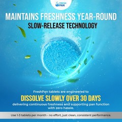 FreshPan AC Drain Pan Tablets (100-pack) | 4 Year Supply of Slow Release AC C…