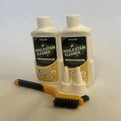 OLELON Mold Mould Stain Remover Gel Sink Toilet Wash Machine Cleaner Brush 2 Pc