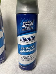 6 PACK! BULK! Woolite Triple Action Foam Carpet & Upholstery Cleaner