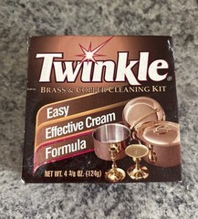 Twinkle Copper and Brass Cleaner Pack 4.3 Ounce Anti Tarnish Formula