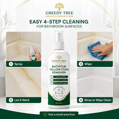 Bathtub Yellow Stain Remover Spray For Cleaner Looking Bathroom Surfaces