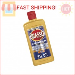 RECKITT BENCKISER Brasso 2660089334 8 oz Metal Polish for Brass, Copper, Stainle